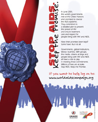 World Aid Day poster
