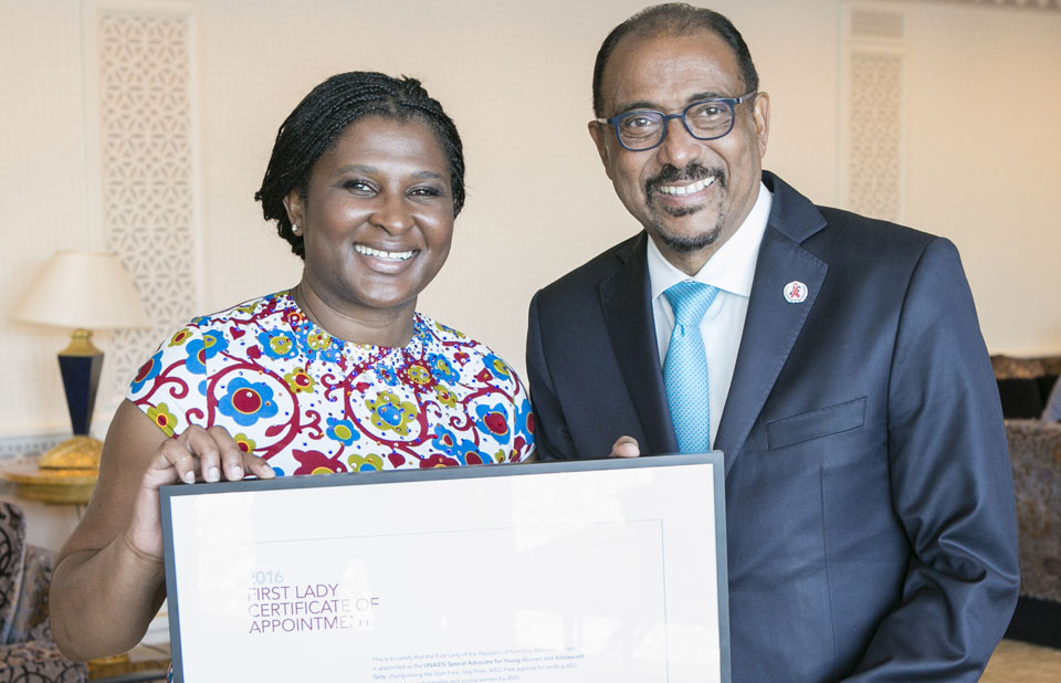 UNAIDS Executive Director appoints Monica Geingos, First Lady of ...
