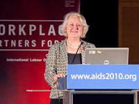 UNAIDS Deputy Executive Director, Management and External Relations Ms Jan Beagle. Credit: UNAIDS Anna Rauchenberger