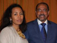 H.E Azeb Mesfin, First Lady of Ethiopia, Chair of OAFLA and Mr Michel Sidibé