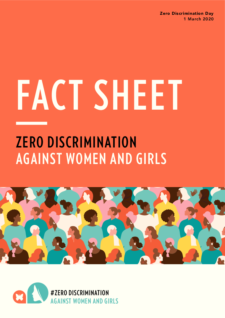 Fact sheet — Zero discrimination against women and girls | UNAIDS