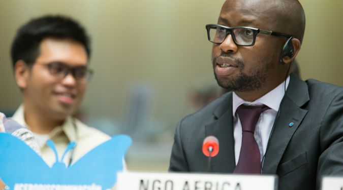 Kene Esom, former Director of African Men for Sexual Health and Rights (AMSHeR)