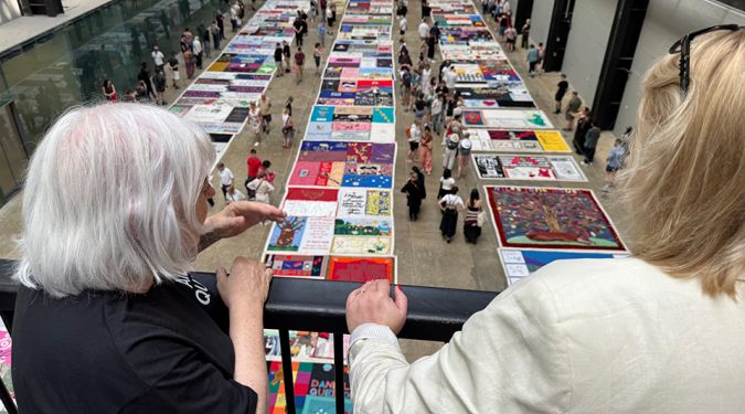 Tate Modern exhibits UK AIDS Quilt, a powerful tribute to people lost to AIDS
