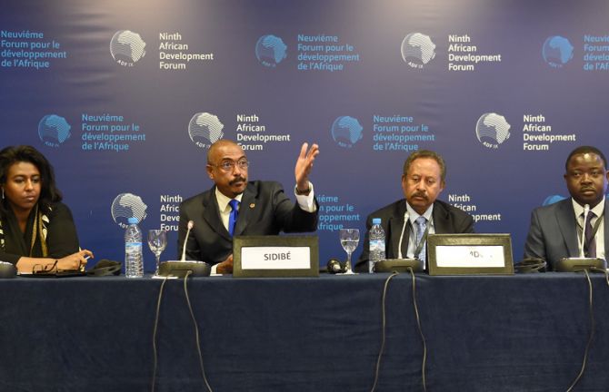 Prominent African leaders and stakeholders spoke about the importance of national funding for health during a high-level side event at the African Development Forum, held in Marrakesh, Morocco, from 12 to 16 October. Credit: UNAIDS Prominent African leaders and stakeholders spoke about the importance of national funding for health during a high-level side event at the African Development Forum, held in Marrakesh, Morocco, from 12 to 16 October. Credit: UNAIDS
