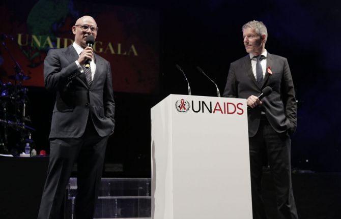 Craig Robins and Rene Kamm. Photo: World Red Eye Craig Robins and Rene Kamm. Photo: World Red Eye