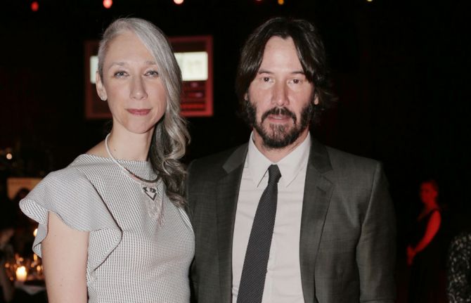Keanu Reeves and Alexandra Grant. Photo: World red Eye Keanu Reeves and Alexandra Grant. Photo: World red Eye