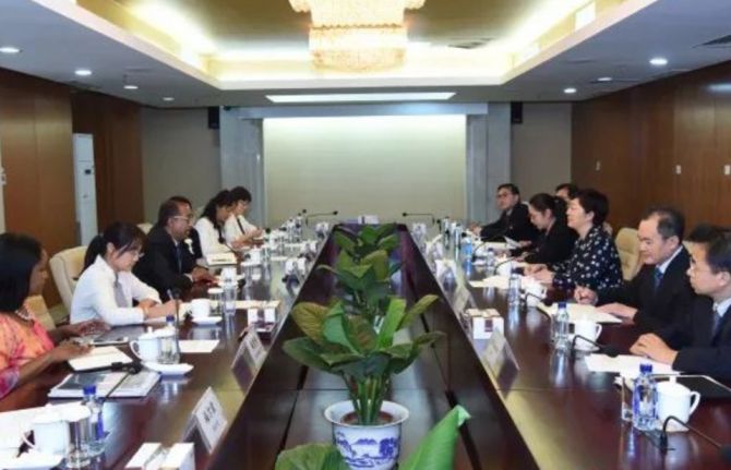 With China's National Drug Administration With China's National Drug Administration