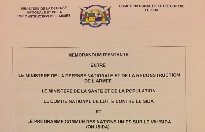 UNAIDS to work with uniformed forces in the Central African Republic to end sexual violence and abuse and stop new HIV infections UNAIDS to work with uniformed forces in the Central African Republic to end sexual violence and abuse and stop new HIV infections