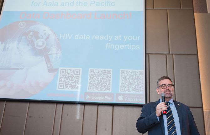 A new data dashboard to enhance the HIV strategic information products that were already available on the AIDS Data Hub for the Asia and the Pacific region was launched on 30 October. A new data dashboard to enhance the HIV strategic information products that were already available on the AIDS Data Hub for the Asia and the Pacific region was launched on 30 October.