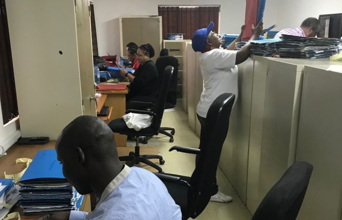 For five weeks in 2018, teams of up to 10 people in each of 120 clinics and hospitals across Lesotho sifted through more than 180 000 records of people diagnosed with HIV and receiving care For five weeks in 2018, teams of up to 10 people in each of 120 clinics and hospitals across Lesotho sifted through more than 180 000 records of people diagnosed with HIV and receiving care