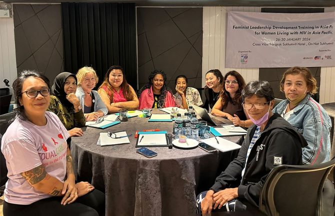 A UNAIDS-supported initiative by the International Community of Women Living with HIV Asia and Pacific (ICWAP) supports positive women’s organising. The Feminist School is a learning and consciousness raising programme that began in South Africa, and has A UNAIDS-supported initiative by the International Community of Women Living with HIV Asia and Pacific (ICWAP) supports positive women’s organising. The Feminist School is a learning and consciousness raising programme that began in South Africa, and has