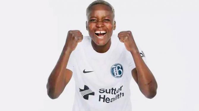 Racheal Kundananji is a professional footballer who is currently playing with Bay FC and the Zambian National Women’s Football Team; the Copper Queens. As a UNAIDS Goodwill Ambassador, she focuses on promoting HIV prevention and empowering youth, especially adolescent girls and young women. Racheal Kundananji is a professional footballer who is currently playing with Bay FC and the Zambian National Women’s Football Team; the Copper Queens. As a UNAIDS Goodwill Ambassador, she focuses on promoting HIV prevention and empowering youth, especially adolescent girls and young women.