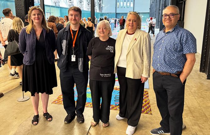 Tate Modern exhibits UK AIDS Quilt, a powerful tribute to people lost to AIDS Tate Modern exhibits UK AIDS Quilt, a powerful tribute to people lost to AIDS