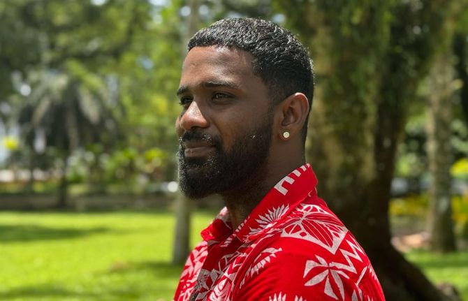 Mark Lal, founder of Living Positive Fiji
