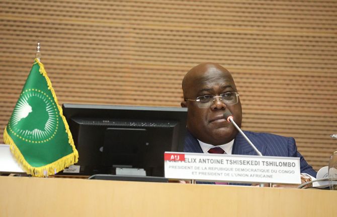 Félix Tshisekedi, President of the Democratic Republic of the Congo and African Union Chair for 2021, called on his peers not to forget malaria and HIV in his opening remarks at the 34th Ordinary Assembly of the African Union Summit. Félix Tshisekedi, President of the Democratic Republic of the Congo and African Union Chair for 2021, called on his peers not to forget malaria and HIV in his opening remarks at the 34th Ordinary Assembly of the African UniCredit: African Union Commission