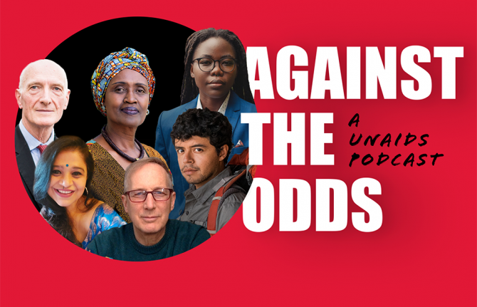 Against The Odds is a series of frank conversations with guests whose lives have been touched in many different ways by HIV. We find out about the challenges they’ve faced, and what inspires them to strive for what may seem impossible goals. At UNAIDS, w Against The Odds is a series of frank conversations with guests whose lives have been touched in many different ways by HIV. We find out about the challenges they’ve faced, and what inspires them to strive for what may seem impossible goals. At UNAIDS, w