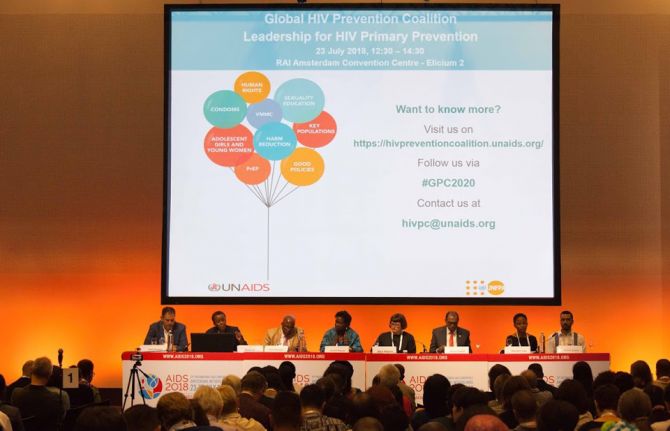 On 23 July, the Global HIV Prevention Coalition brought together HIV prevention leaders in Amsterdam, Netherlands, to discuss the urgency of scaling up HIV prevention services. They shared the progress made and looked at the challenges, including policy b On 23 July, the Global HIV Prevention Coalition brought together HIV prevention leaders in Amsterdam, Netherlands, to discuss the urgency of scaling up HIV prevention services. They shared the progress made and looked at the challenges, including policy b