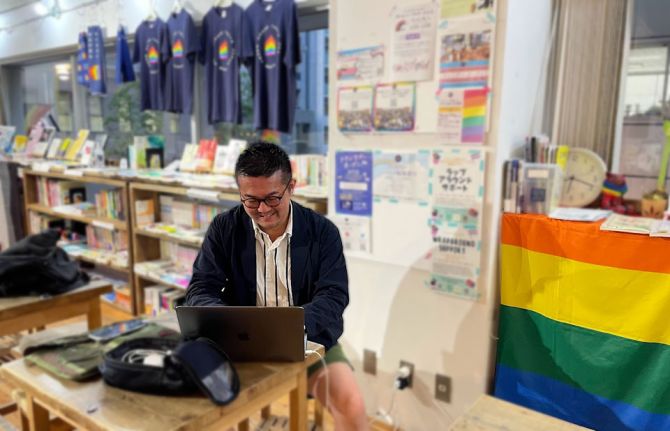 Gon Matsunaka, founder and president of the Pride House Tokyo consortium and a leader of the Marriage for All movement in Japan. A former advertising executive for one of Japan’s top firms, Mr Matsunaka hid his sexuality for decades. “For me there was no Gon Matsunaka, founder and president of the Pride House Tokyo consortium and a leader of the Marriage for All movement in Japan. A former advertising executive for one of Japan’s top firms, Mr Matsunaka hid his sexuality for decades. “For me there was no