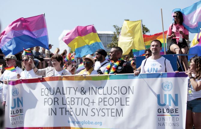 UN has played a crucial role in advancing and protecting the human rights of LGBTQ people. Credit: UNAIDS UN has played a crucial role in advancing and protecting the human rights of LGBTQ people. Credit: UNAIDS