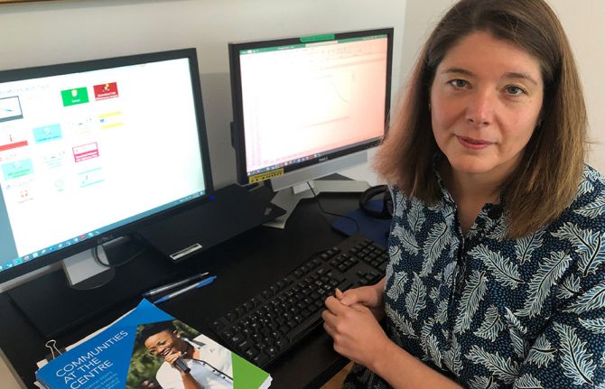 Kimberly Marsh, a senior adviser on modelling and epidemiology, has worked for UNAIDS for six years Kimberly Marsh, a senior adviser on modelling and epidemiology, has worked for UNAIDS for six years