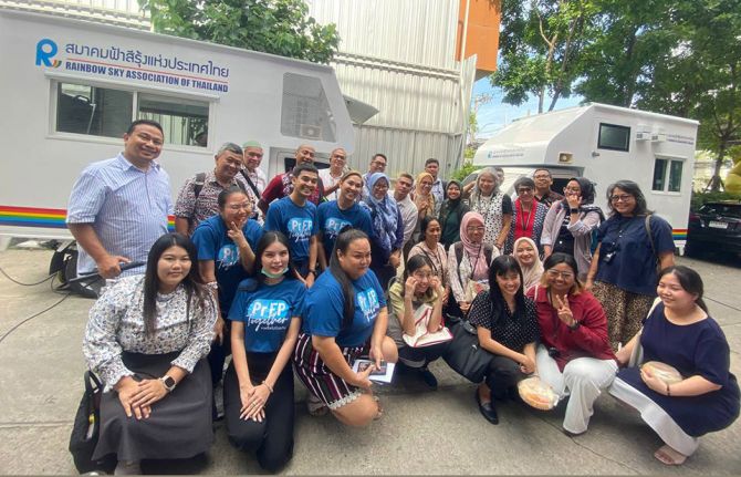 The Indonesian team's visit to MSM Community Services: Rainbow Sky Association of Thailand (RSAT) The Indonesian team's visit to MSM Community Services: Rainbow Sky Association of Thailand (RSAT)