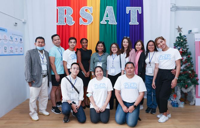 Journalists visit RSAT as part of Southeast Asia stigma and discrimination training on 8 June 2023 Journalists visit RSAT as part of Southeast Asia stigma and discrimination training on 8 June 2023