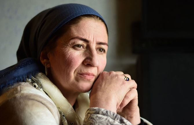 Malohat, 44 years old, a teacher in a primary school in Buchtar, Tajikistan. She is also an outreach worker for AFIF, an organization that helps people living with HIV, TB and other key populations. Malohat lives with HIV and has been taking antiretrovira Malohat, 44 years old, a teacher in a primary school in Buchtar, Tajikistan. She is also an outreach worker for AFIF, an organization that helps people living with HIV, TB and other key populations. Malohat lives with HIV and has been taking antiretrovira