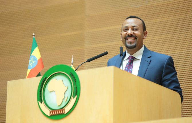 During the event Mr Sidibé congratulated the Prime Minister and the Government of Ethiopia for its bold reforms in addressing the gender gap by appointing women to leadership positions in all sectors During the event Mr Sidibé congratulated the Prime Minister and the Government of Ethiopia for its bold reforms in addressing the gender gap by appointing women to leadership positions in all sectors