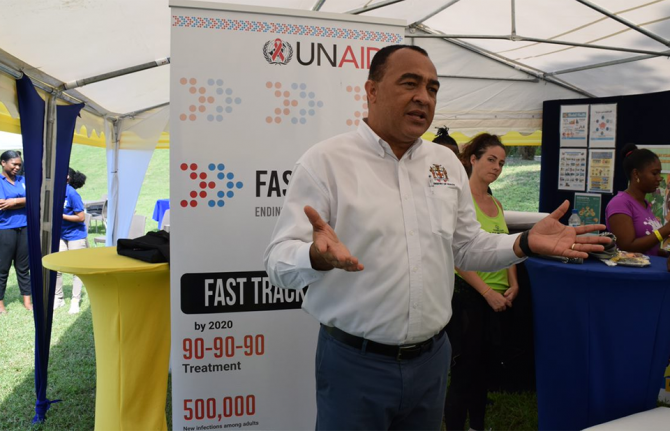Christopher Tufton, Minister of Health, Jamaica, at 2018 UN Cares event Christopher Tufton, Minister of Health, Jamaica, at 2018 UN Cares event