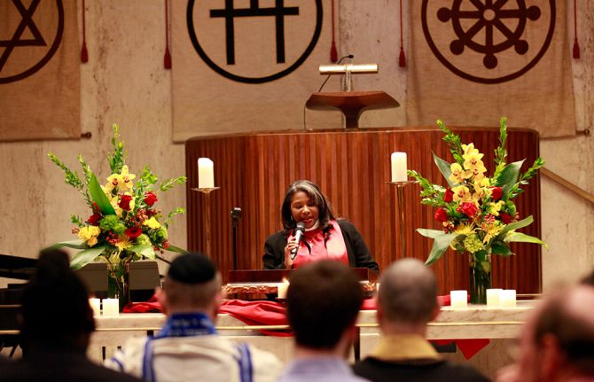 This World Council of Churches Ecumenical Advocacy Alliance Interfaith Service was an opportunity to gather in prayer to remember those who have died of AIDS-related illnesses; to reflect on the role of faith-based organizations and faith leaders in calli This World Council of Churches Ecumenical Advocacy Alliance Interfaith Service was an opportunity to gather in prayer to remember those who have died of AIDS-related illnesses; to reflect on the role of faith-based organizations and faith leaders in calli