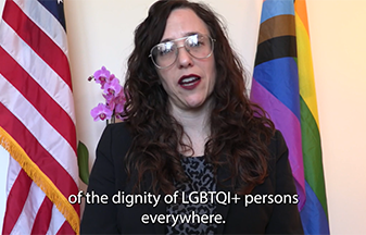 Jessica Stern, Special Envoy on LGBTQI rights of U.S. gives words for HERO Awards 2022