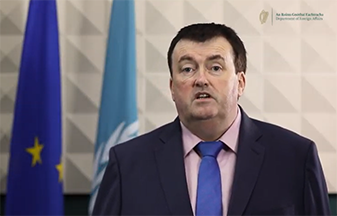Two-minute World AIDS Day by Ireland’s Minister of State for Overseas Development Aid and Diaspora