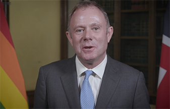 Nick Herbert, Special Envoy on LGBTQI rights of UK gives words for HERO Awards 2022