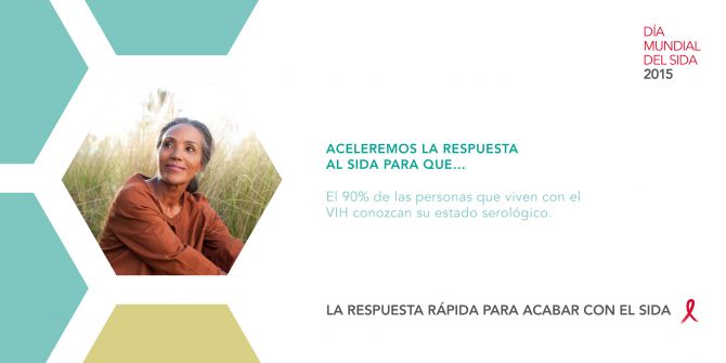 Aceleremos la respuesta al sida para que el 90% de las personas que viven con el VIH conozcan su estado serológico